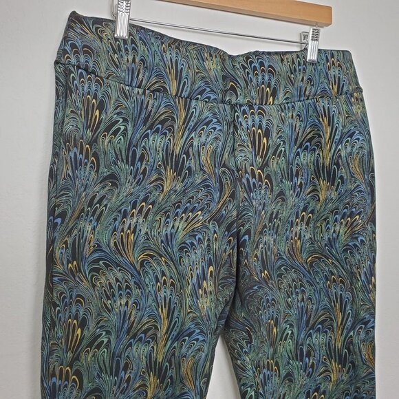 Soft Surroundings Multicolor Patterned Pants - Picture 2 of 9